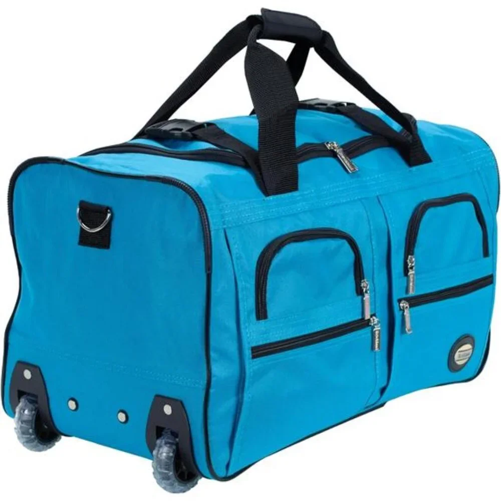 Large Duffle Bag Travel Bag Extra Large Wheels Heavy Duty Zipper Carry On Bag